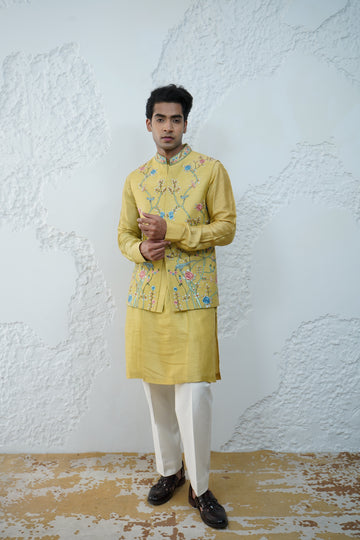 Yellow Bundi Jacket Set
