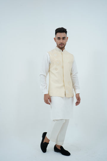 Beige Bundi Jacket Set