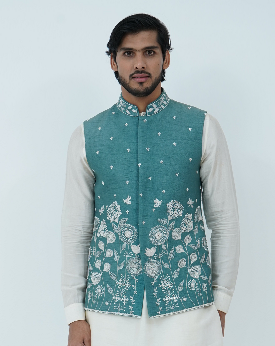 Ocean Green Bundi Jacket Set