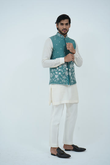 Ocean Green Bundi Jacket Set